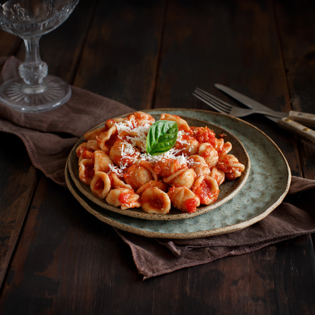Tomatoes with a crispy Italian chili sauce