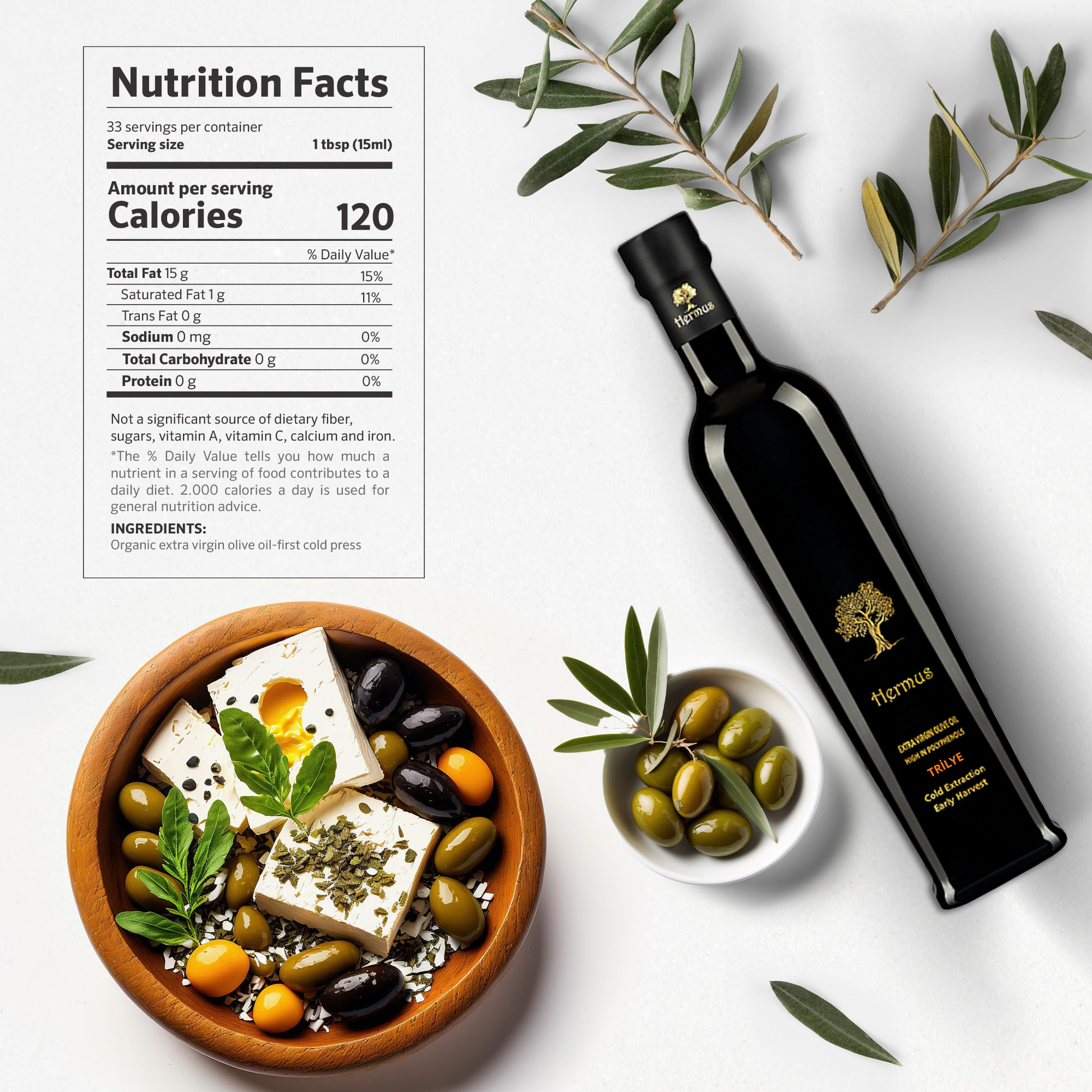 hermus organic olive oil high phenolic cold pressed non gmo trilye